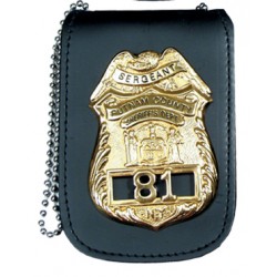 Badge & ID Holder with Chain