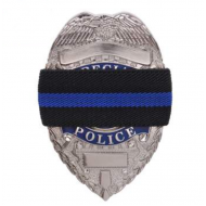 Thin Blue Line Mourning Band