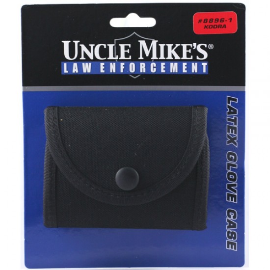 Uncle Mikes Latex Glove Pouch, Black