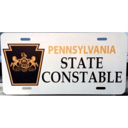 PA Constable LicensePlate