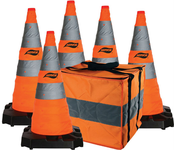 DisposaCone Temporary Traffic Cone 3-Pack 1836R 