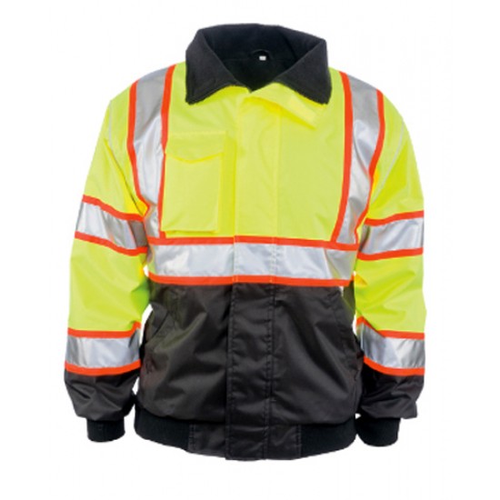 Hi Vis Yellow Super Bomber Jacket