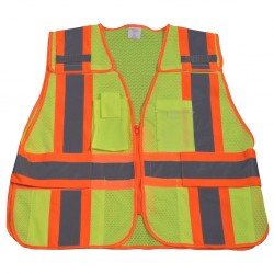 Adjustable High Visibility Break Away Safety Vest