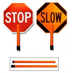 Reflective Stop/Slow Sign