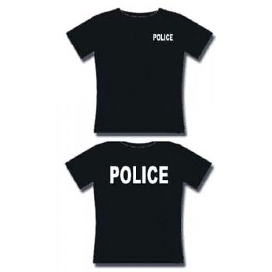 Black Police T-Shirt